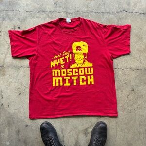 MOSCOW MITCH funny political T shirt